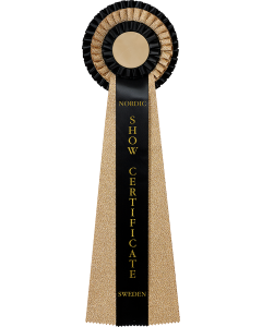 Nordic show certificate sweden